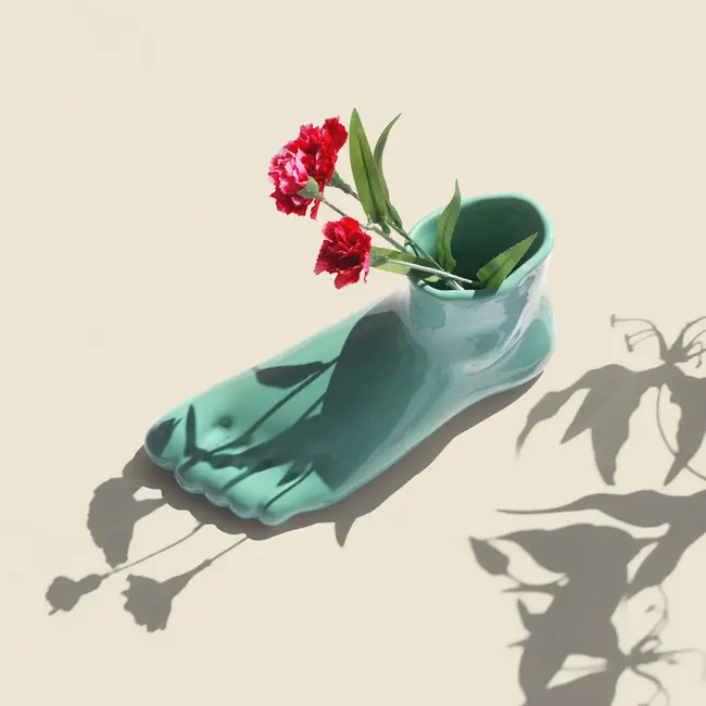 Âne - Vase Arts De Pièces The Foot - Le Pied