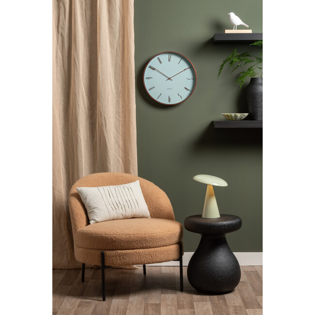 Karlsson - Wandklok Scandia - misty blue