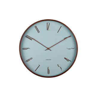 Karlsson Wanduhr Scandia - misty blue