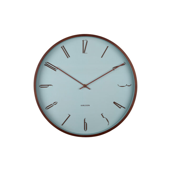 Karlsson Wanduhr Scandia - misty blue
