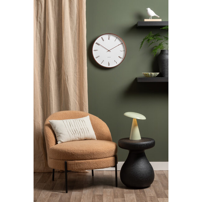 Karlsson - Wall clock Scandia - white