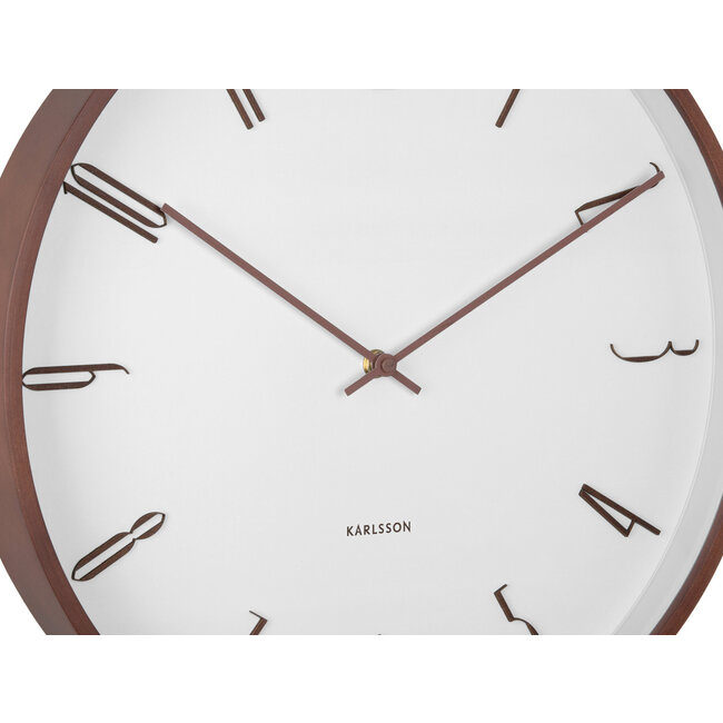 Karlsson - Wandklok Scandia - wit