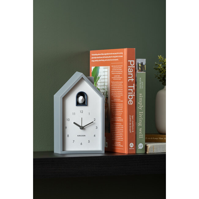 Karlsson - Alarm Clock Modern Cuckoo - grey
