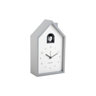 Karlsson Wecker Modern Cuckoo - grau