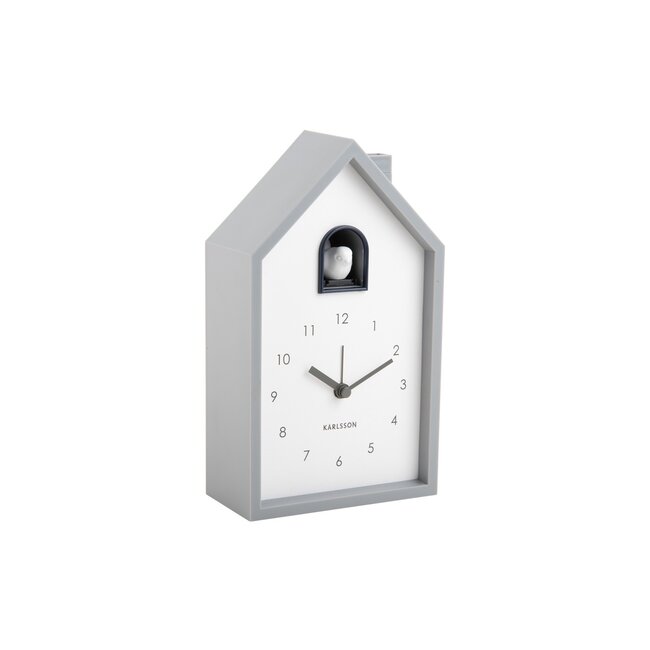 Karlsson - Wecker - Kuckucksuhr Modern Cuckoo - grau