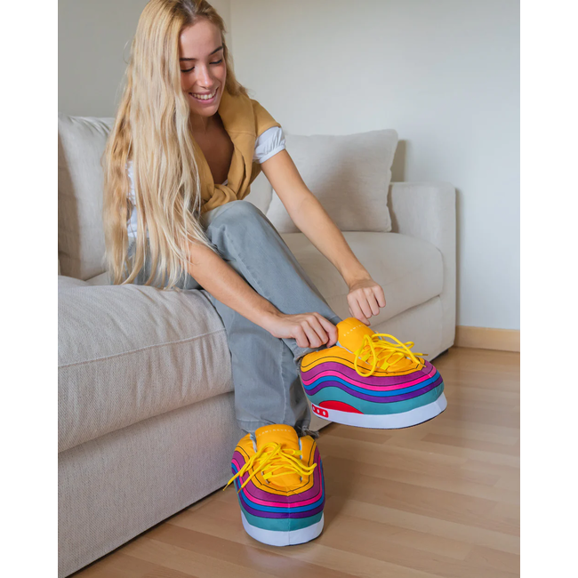 Flamingueo - Chaussons Géants Sneaker BOWIES