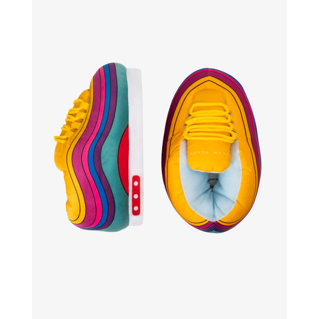 Flamingueo - Chaussons Géants Sneaker BOWIES