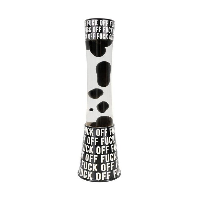 Fisura - Lava Lamp Fuck Off -  with black lava