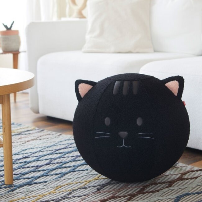 Balvi - Pouf Ballon-Siège Kitty - noir