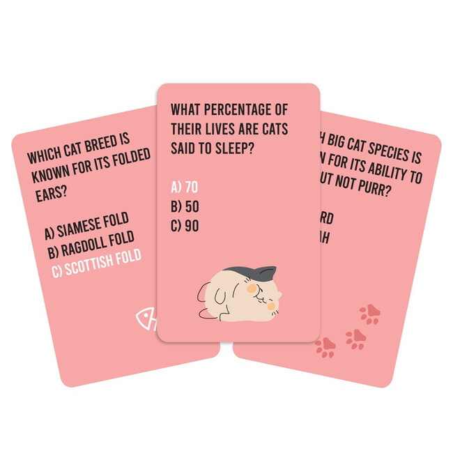 Gift Republic - Cat Quiz Cards
