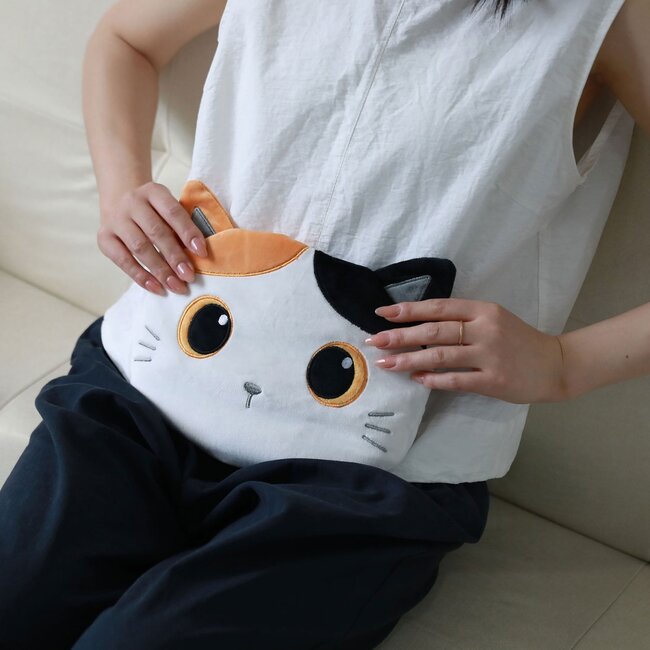 i-total Coussin Chauffant Chat Orange