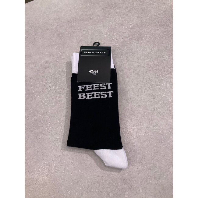 Urban Merch - Chaussettes Feestbeest - taille 42/46 (hommes)