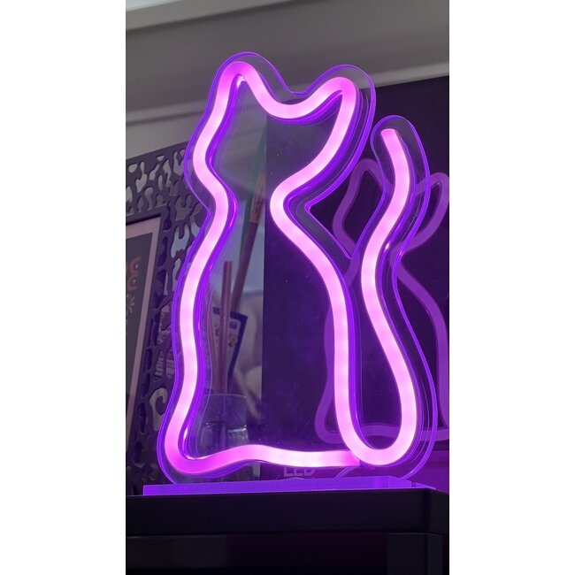 i-total - Chat Néon Led