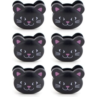 Kikkerland Food Clips Black Cats