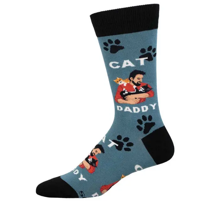 SockSmith - Chaussettes Cat Daddy - heren - taille 40-46 (hommes)