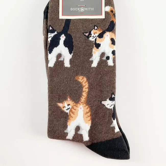 SockSmith - Chaussettes Cat Butts - taille 40-46 (hommes)