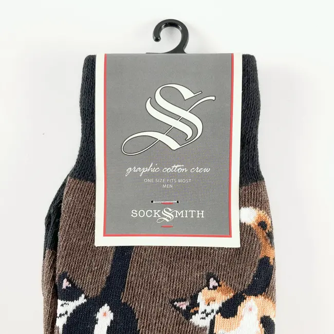 SockSmith - Chaussettes Cat Butts - taille 40-46 (hommes)
