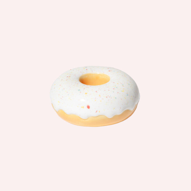 DOIY - Porte-bougies Donut Blanche