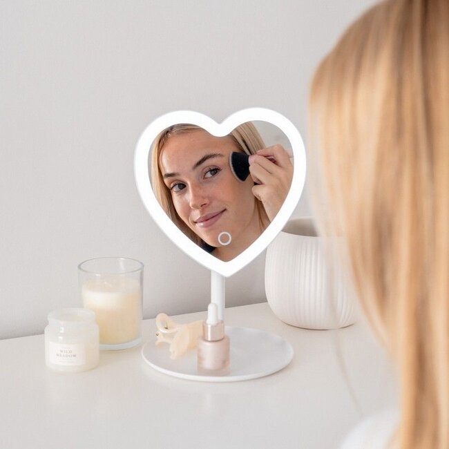 Flamingueo - Miroir de Maquillage avec bande LED Zoë