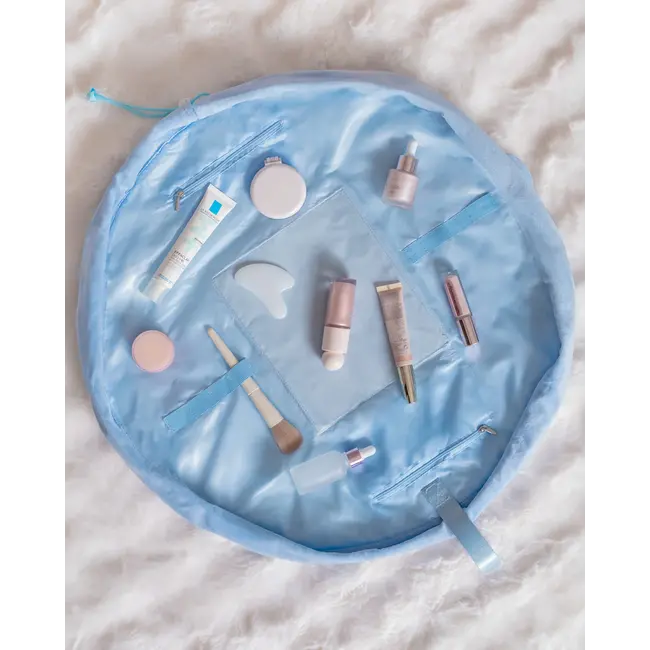 Flamingueo - Trousse de maquillage Bailey - bleu - avec fermeture à cordon