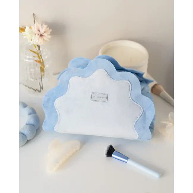 Flamingueo - Trousse de maquillage Bailey - bleu - avec fermeture à cordon