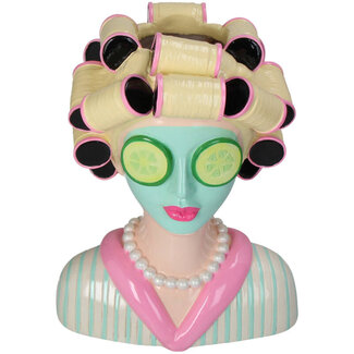 Kersten Vase Fashion Lady avec Masque de Beauté