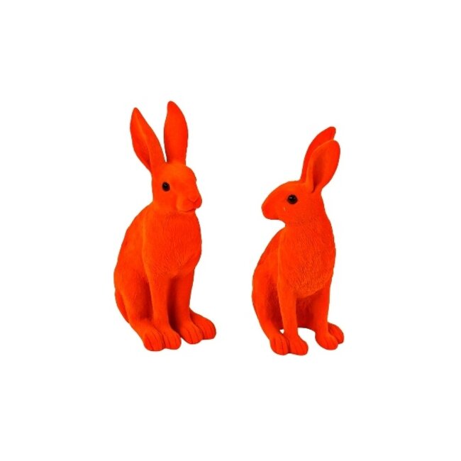 Werns - Werner Voß Skulptur Orange Bunny - small