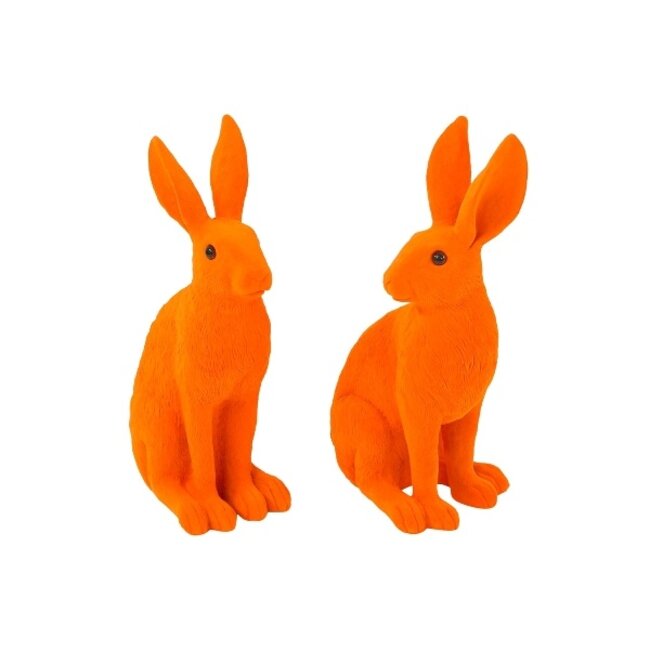 Werner Voß Werns - Beeld Orange Bunny - medium - H 35 cm
