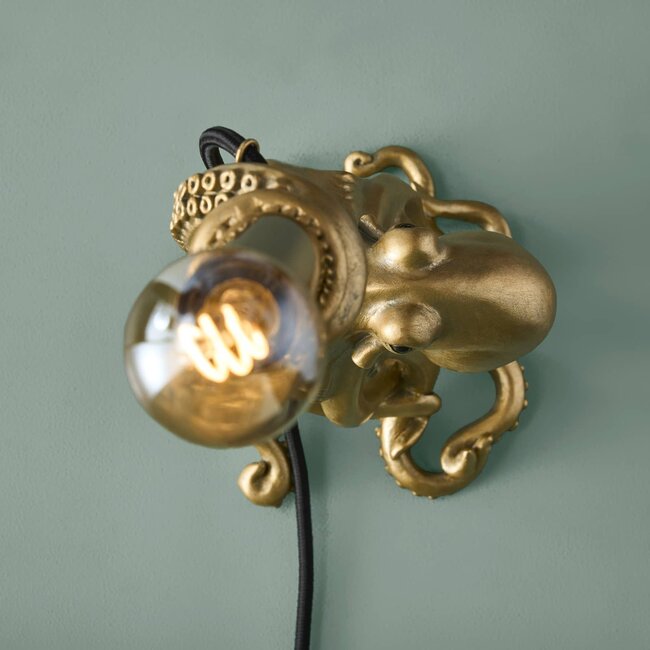 Werner Voß Werns - Table Lamp - Animal Lamp Baby Otto Octopus - gold