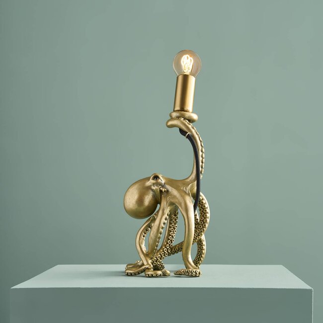 Werner Voß Werns - Tischlampe - Tierlampe Baby Otto Octopus - gold
