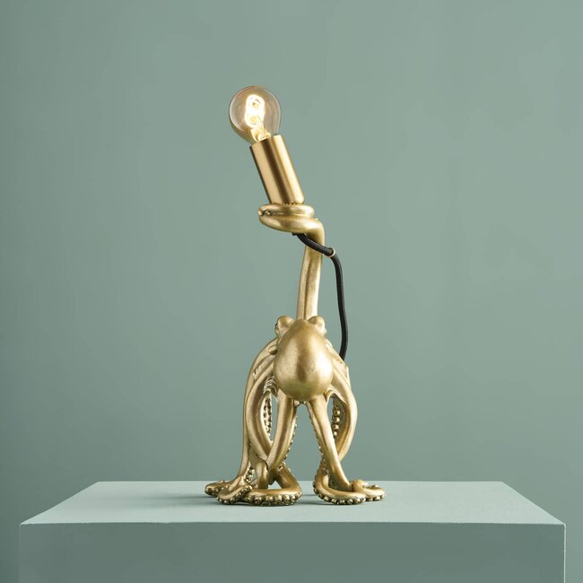 Werner Voß Werns - Tischlampe - Tierlampe Baby Otto Octopus - gold