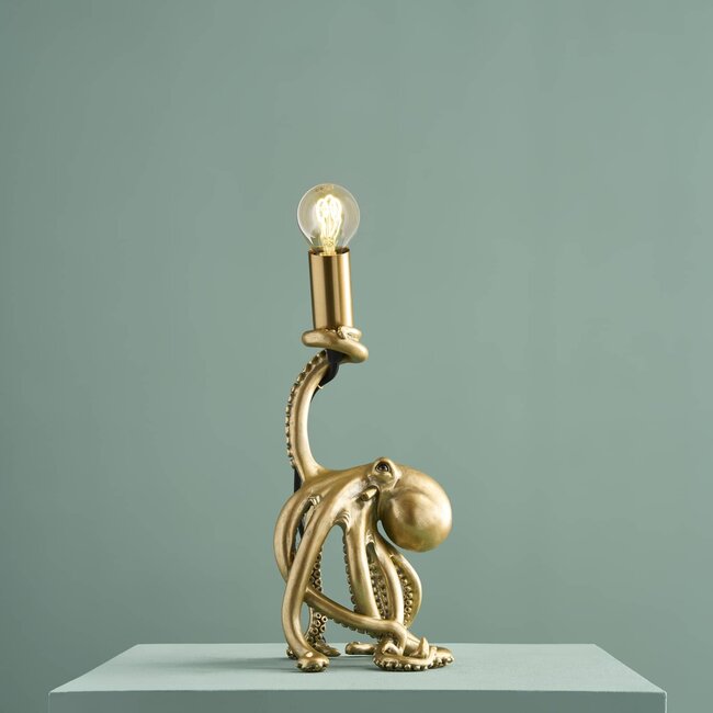 Werner Voß Werns - Tafellamp - Dierenlamp Baby Otto Octopus - goud