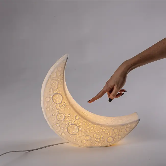 Seletti - Tischlampe My Little Moon - Porzellan
