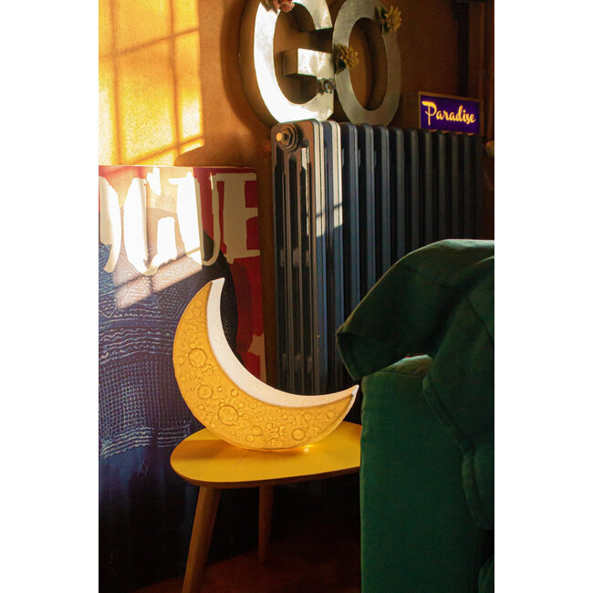 Seletti - Tischlampe My Little Moon - Porzellan