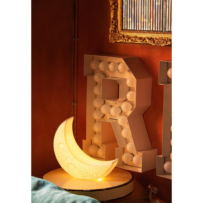 Seletti - Tischlampe My Little Moon - Porzellan