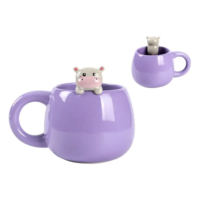 i-total Mug Charm - Hippo
