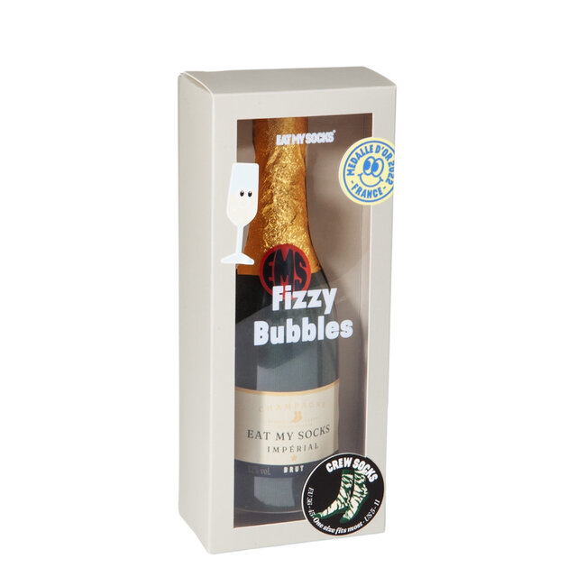 Eat My Socks Socks Fizzy Bubbles Champagne