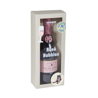 Eat My Socks Chaussettes Rosé Bubbles Champagne