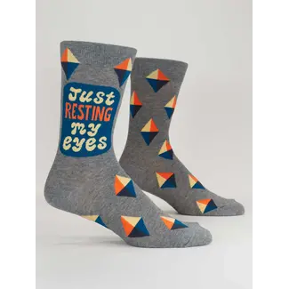 Blue Q Socken Just Resting My Eyes - Herren