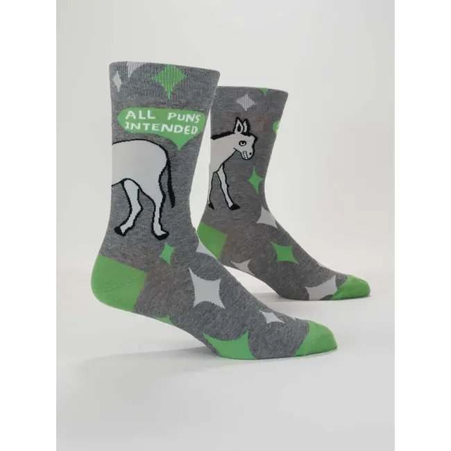 Blue Q Socken All Puns Intended  - Herren