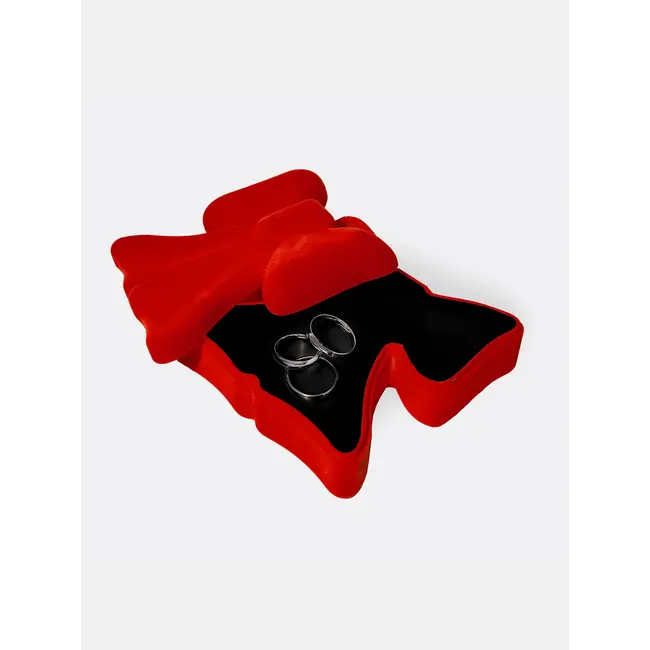 DOIY - Boîte à Bijoux Noeud Rouge