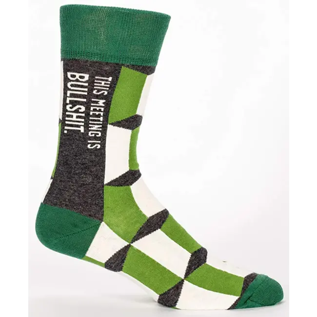 Blue Q - Sokken / Kousen This Meeting Is Bullshit  - maat 40-46 (mannen)