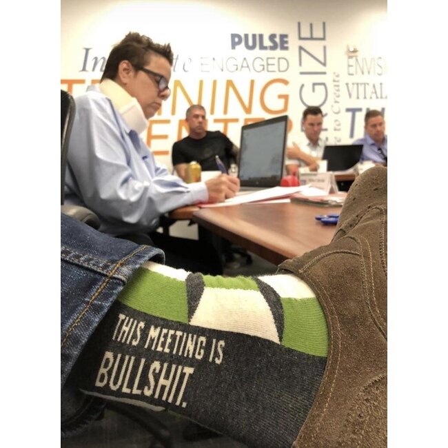 Blue Q - This Meeting Is Bullshit - Größe 40-46 (Herren)