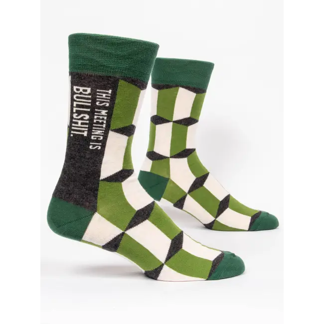 Blue Q - Sokken / Kousen This Meeting Is Bullshit  - maat 40-46 (mannen)