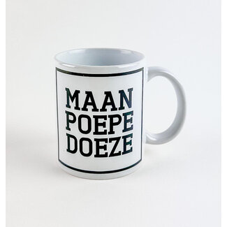 Urban Merch Beker Maan Poepe Doeze