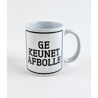 Urban Merch Tasse à Café Ge Keunet Afbolle
