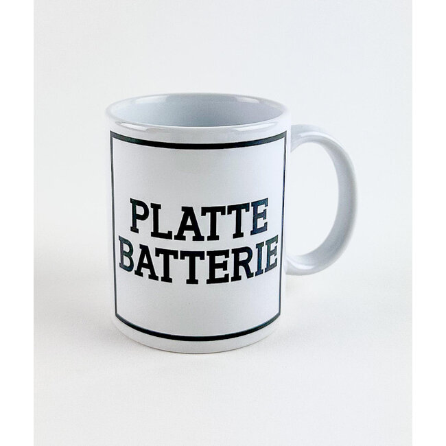 Urban Merch Beker Platte Batterie