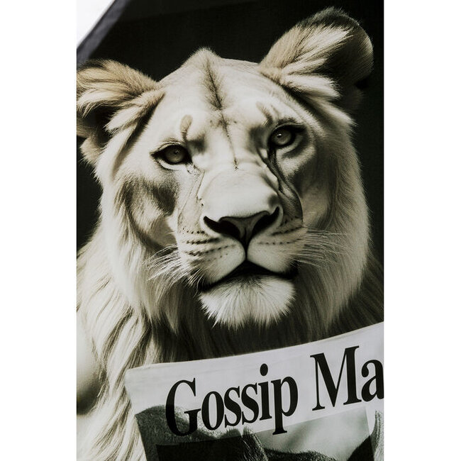 Kare Design - Glass Picture  - Wall Decoration Bath Lioness - 60x80 cm