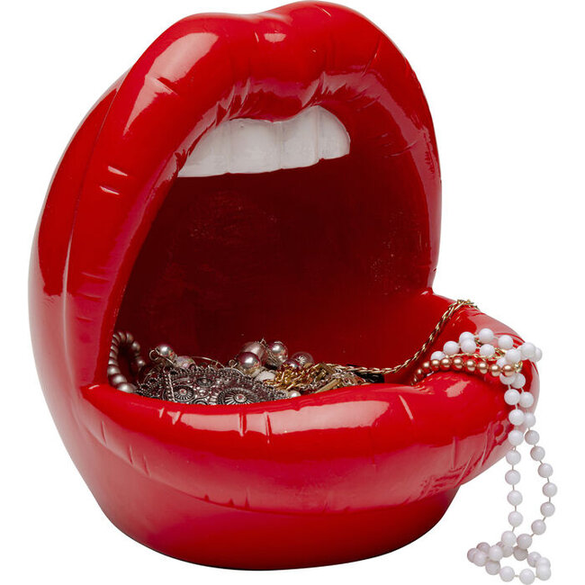 Kare Design Juwelenhouder - Deco Object - Vide-poche Red Lips - H 21 cm