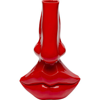 Kare Design Deko Vase Nase & Lippen